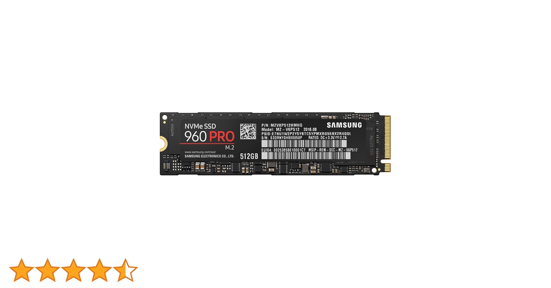 Amazon | Samsung サムソン SSD 512GB 960 PRO ベーシックキット